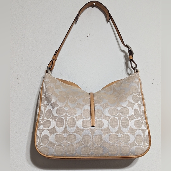 Coach Shoulder Bag Signature Canvas M1K-6091 Y2K 2001 - Picture 3 of 16